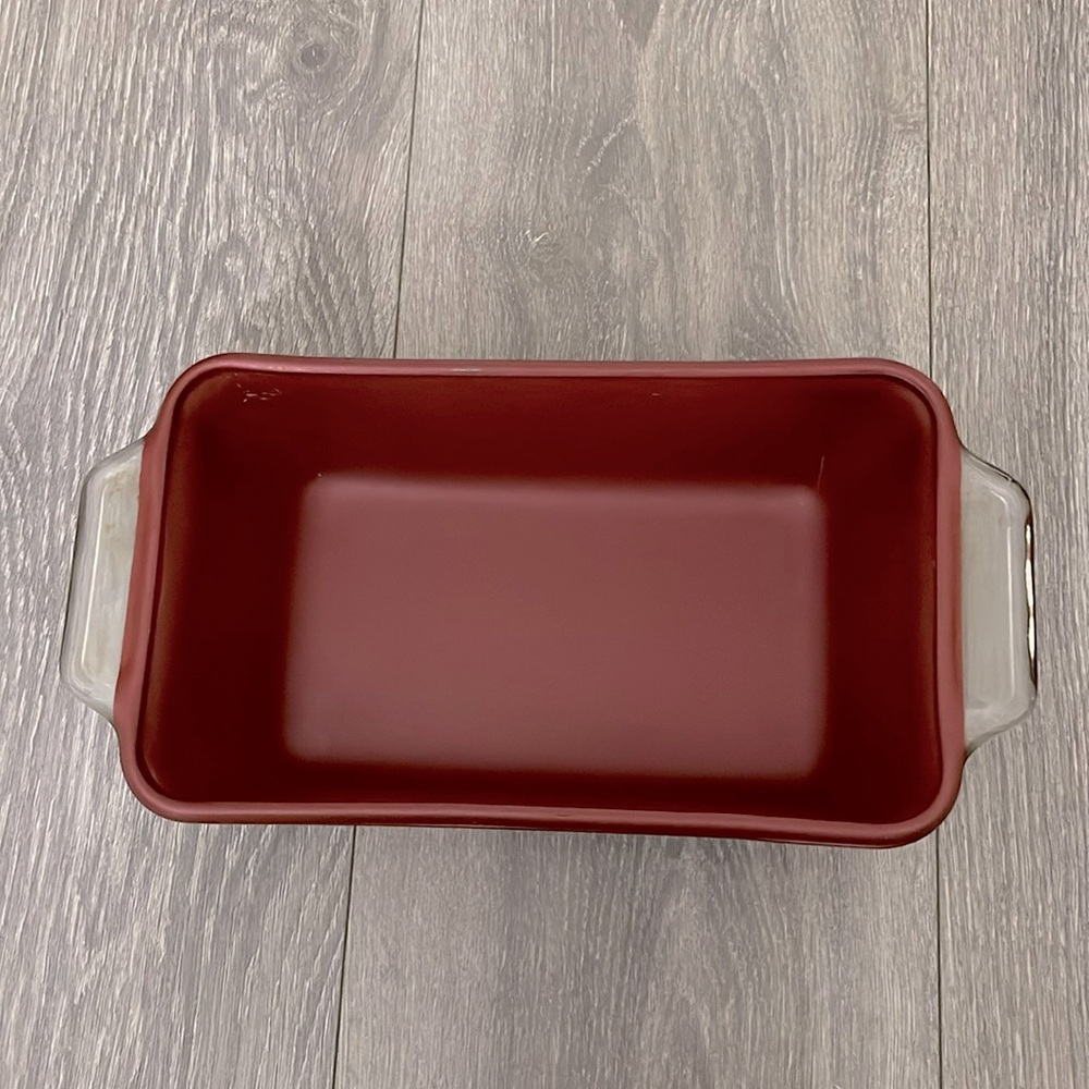 Anchor Hocking Non Stick Brick Red Loaf Pan